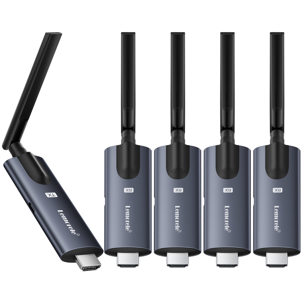 Lemorele R1040 WirelessHDMI 1080P60Hz 100M 2.4G+5G WiFi for TVProjector Display