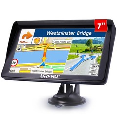 URFRU GPS Navigator for Car Truck 7-Inch 2025 Offline Maps Lifetime Free Updates