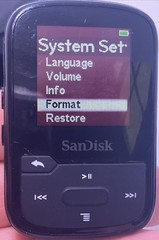 SanDisk Clip Sport Plus MP3 Player 32GB + Bluetooth +File storage – AM FM