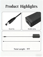 54.6V 2A Charger for 48V Li-ion Battery 13s