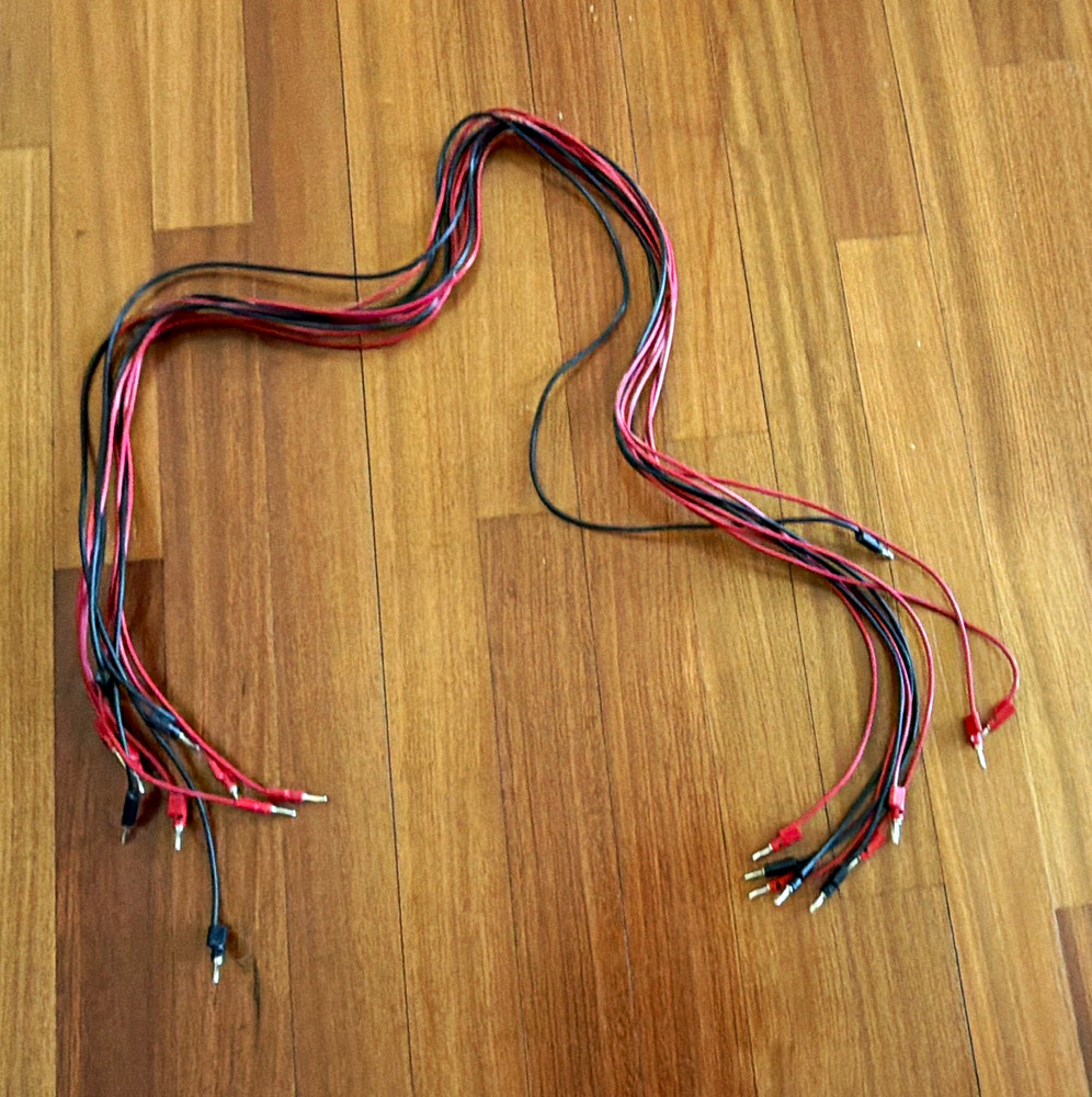 10 Pomona B-60 Banana Plug to Banana Plug Patch Cords 60 Inch