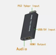 PS2 to HDMI Video Converter Adapter w 3.5mm Audio Output HDTV Monitor US SELLER