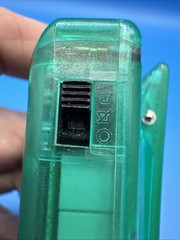 Vintage Translucent Green Pager Beeper Possibly Motorola Unbranded Works Ex Cond