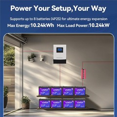 HAYA 24V 50Ah LiFePO4 Lithium Battery Pack for RV Marine Trolling Motor 50A BMS
