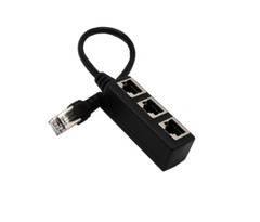 RJ45 Splitter Adapter 1 to 2/3 Ways CAT 7 6 5 LAN Ethernet Cable Connector