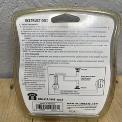 Scosche Platinum Speaker Wire 40 Ft 18 Gauge Oxygen Free Copper KS1840B