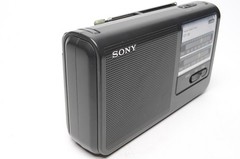 Sony ICF-38 Portable AM/FM Radio 2 Band AC or Battery Tested See Video