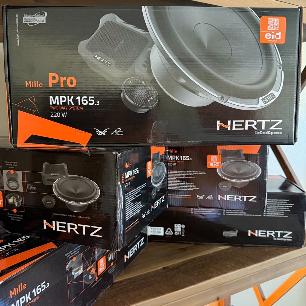 Hertz MPK 165.3 Mille Pro 6.5″ (16,5 CM) 2-Way Component Car Speaker Set – Pair