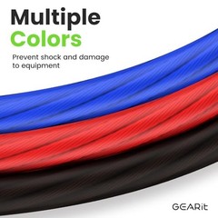 (50ft Each – Black/Blue Translucent) Black/Blue – 50ft Each 4 Gauge Wire