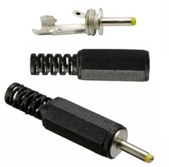 10 pcs 0.7mm x 2.5mm Male DC Power Plug Socket Jack Connector Adapter