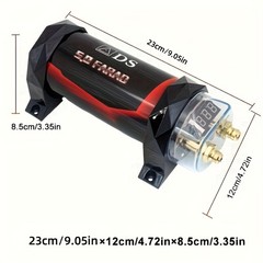 5.0 Farad Car Audio Capacitor with Protection Fever Power Amplifier & Subwoofer