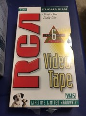 Lot of 8 RCA T-120H blank video tape standard grade up to 6 hours VHS