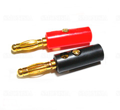 20Pcs or 10 Pairs Banana Plugs Gold Plated Pin Speaker Wire Test Equipt, Ham 10X