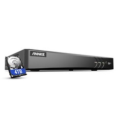 ANNKE 5IN1 4K 8MP 8CH DVR Video for CCTV Security Camera System AI Motion H.265+