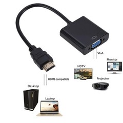 HDMI Male to VGA Female Adapter Converter Cable for Video HDTV DVD PC 1080P