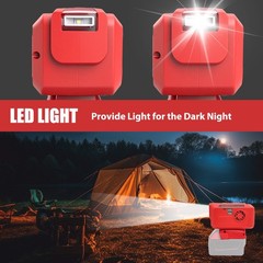 Portable 200W Inverter for 18V Battery – AC Output 110V/220V, Multiple Uses