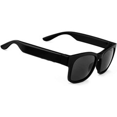 Smart Audio Bluetooth Sunglasses, Wireless Music, IPX4 Waterproof, UV400, BLACK