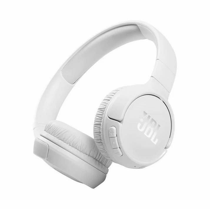 JBL Tune 510BT White On-Ear Wireless Bluetooth Headphones Noise Cancel Mic