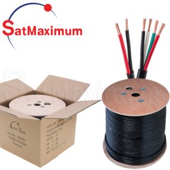 OUTDOOR Speaker Cable Direct Burial Black Audio Wire 14/2 14/4 16/2 16/4 AWG UV