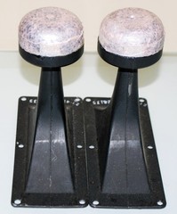vintage pair of Utah Metal Horn Speakers 7.2 DCR