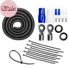 1/0 Gauge OFC Complete Amp Wiring Install Kit, AMPKIT-0GA-ELITE