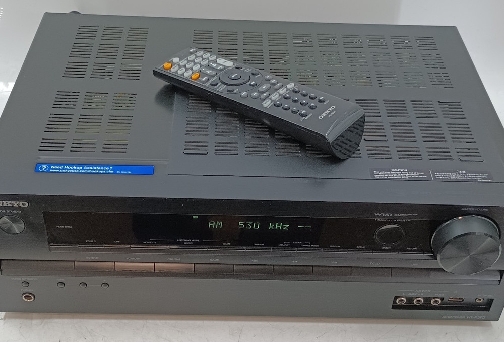Onkyo HT-R592 A/V Receiver – 7.1 Ch Surround Amplifier Bundled w/OEM Re EB-20110