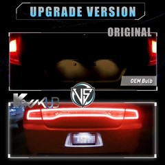 LED License Plate Light for 2005-2014 Vehicles, 18-SMD LED Rear Tag Lamps, 6000K