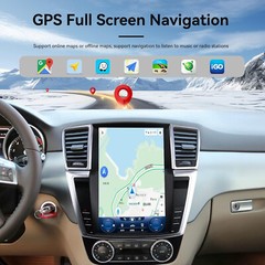 For Mercedes Benz ML GL W166 X166 2012-2015 Carplay Android 13 GPS Navi Screen