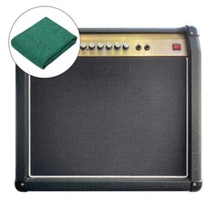 Dark Green Speaker Grill Cloth 20″x58″ Stereo Box Fabric Dustproof Mesh