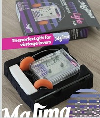 City Lights K66 Bluetooth Cassette Player FM Radio Retro Transparent BRAND NEW!!