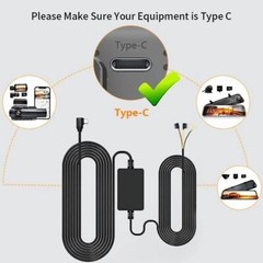 WOLFBOX Type-C Hardwire Kit For i07/G900/G850/G840S/G840H(Type-C) DashCam
