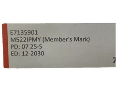 Members Mark 9V Battery Alkaline, Case of 273 Batteries Bulk, DEC 2030