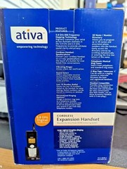 NEW Ativa 5.8 GHz Digital Technology Cordless Expansion Handset