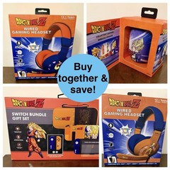 NEW🐉Dragon Ball Z Wired Gaming Headset🎧Microphone & LED Light Headphones🔮Gift