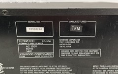 Kenwood CD-206 Multiple CD Player – Tested