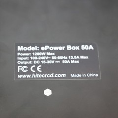 HITEC ePower Box 50A Adjustable AC/DC Stabilized Power Supply Battery Charging