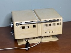 1970s RCA AT059Y Lunar 1 B&W TV AM/FM Flip Clock Radio – No TV Sound