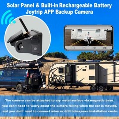 Wireless WiFi Magnetic Battery Powered Backup Camera For iOS&Android Smartphone