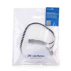 Cable Matters Balanced XLR Splitter Cable 1.5ft / 0.5m XLR Y Splitter Cable 2