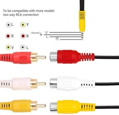 AV Adapter, Video AV Component Adapter Cable Replacement for TCL TV, 3 RCA to…