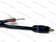 Sky High Car Audio 12ft 4 Channel PREMIUM RCA Cable Nylon Copper Braided 4ch