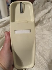Conair Phone Slim Design Lighted Dial Desk Wall Mount Phone SW204HAC Ivory