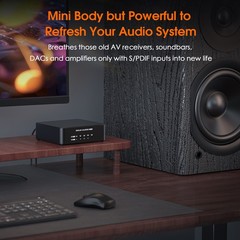 Mini XMOS XU208 USB to COAX/OPT/HDMI Audio Converter Digital Interface DSD256