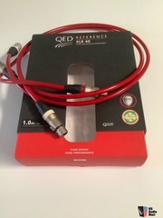 QED Reference 40 XLR Interconnects 1 Meter Pair – 1 Owner Unused w/ Original Box