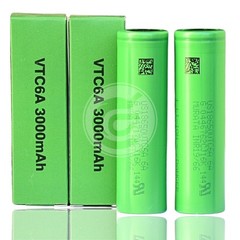 2-Pack Murata VTC6A Battery 3000mah CDR 30A | Sony Rechargeable Batteries