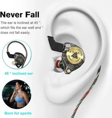 Wired Gaming Earbuds, Ak3file in Ear Monitors, Deep Bass Sound Wired Earbuds