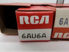 Lot of 4 RCA 6AU6A Tubes – Tested