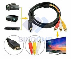 1080P HDMI Male To 3 RCA Video Audio AV Component Converter Adapter Cable HDTV~