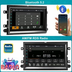 Plug Play Wireless Carplay Car Radio Stereo GPS For Ford F150 Mustang 2005-2009