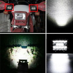 4PCS 4″Inch 12V 1200W LED Work Light Bar Flood Pods Driving Off-Road Tractor 4WD